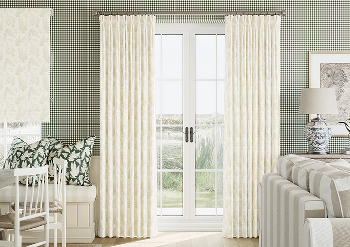 Fernswood, Walls White - Made to Measure Curtains - Image 3